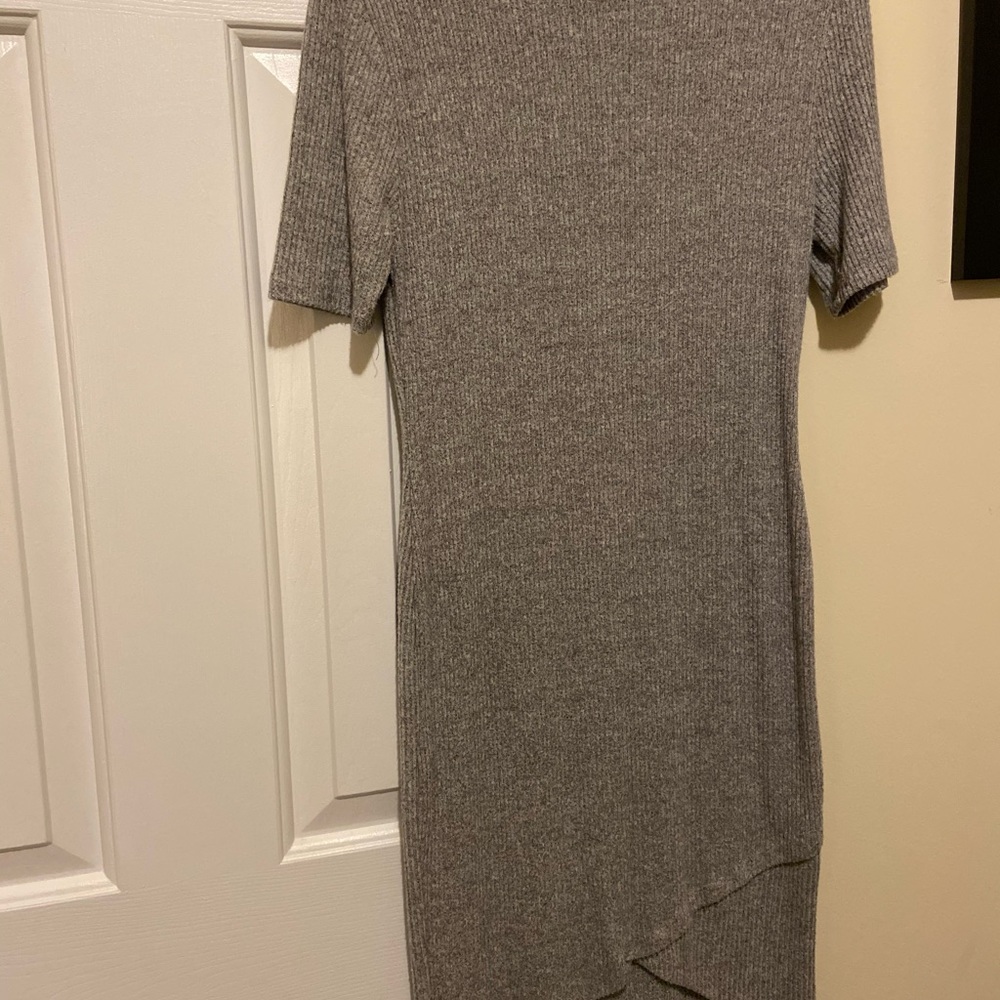 Gray Sweater Dress